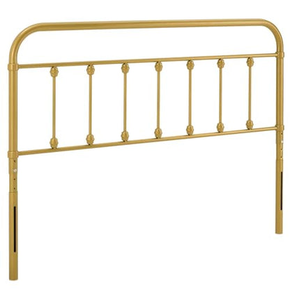 Ergode Sage Metal Queen Headboard: Timeless Farmhouse Charm for Your Bedroom
