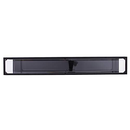 SEI Furniture Bergen Narrow Metal Console Table, Dining Room With Open Concept Living Space Glam Style Powder-Coated Iron, Black - color: Black