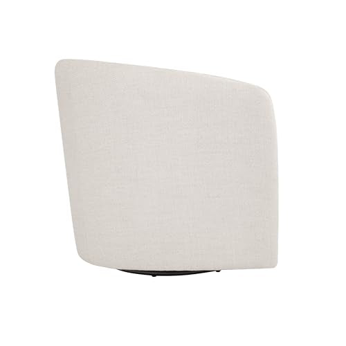 HomePop 360° Swivel Barrel Accent Chair - Putty Woven Fabric - color: Putty Beige
