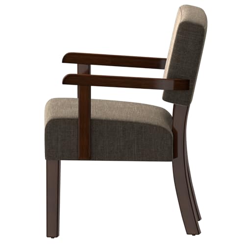 Accent Chair, Living Room Chairs Oversized with Soft Seat | Armchair with Solid Wood Frame, Comfy Reading Chair for Bedroom, Waiting Room, Home Office, Easy Assembly - color: Brown, size: Chair