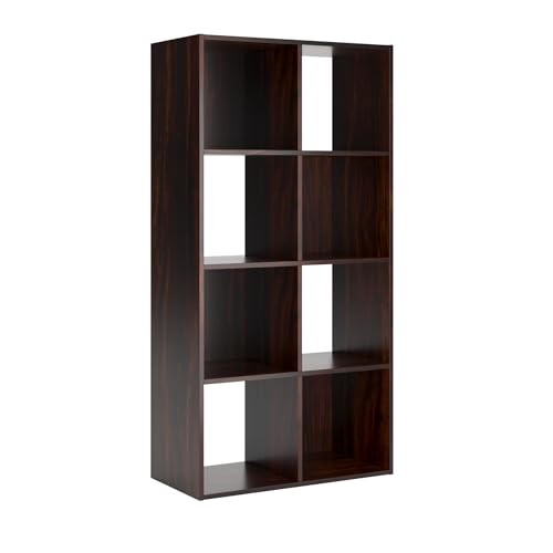 Signature Design by Ashley Glosmount 8 Cube Storage Organizer or Bookcase, Cherry & Light Brown - color: Cherry/Light Brown, size: Eight Cube
