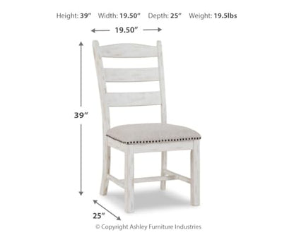 Signature Design by Ashley Valebeck Upholstered Dining Chairs, Set of 2