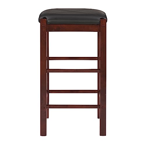 Linon Brown 3-Piece Table Faux Marble Tavern Set, 42" w x 22.25" d x 36" h - color: Brown