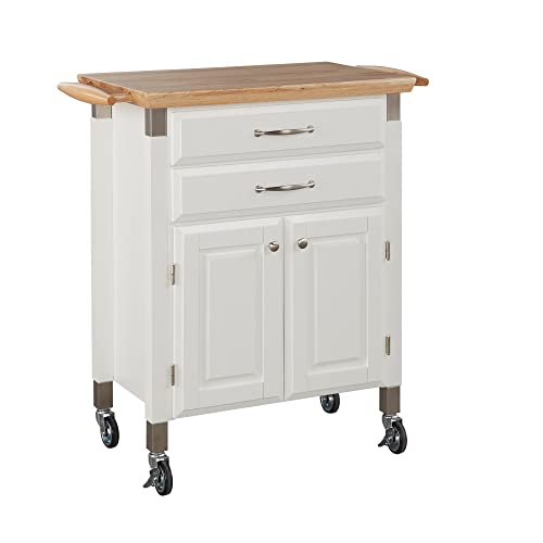 homestyles Dolly Madison Off-White Kitchen Cart - color: Off White