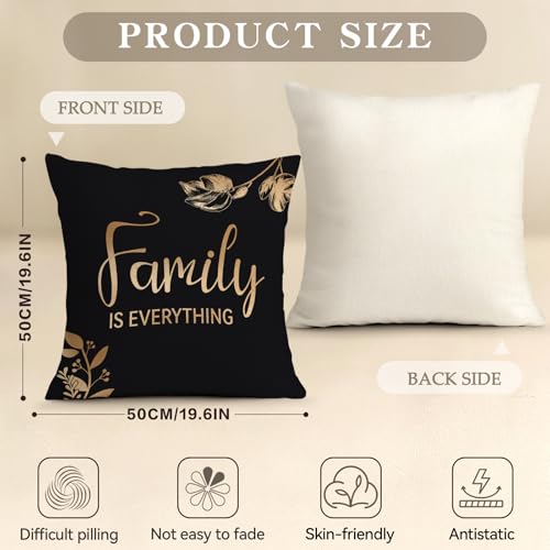 Black Gold Pillow Covers 20x20 Set of 4 Black Marble Home Cushion Cover | Home Family Pillow Cover for Sofa Couch Living Room - color: Marble-style 10, size: 20" x 20" (Pack of 4)