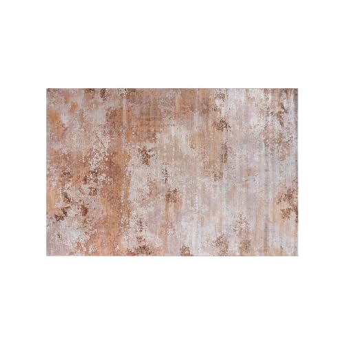 Non Slip Rugs 2x3 Modern Abstract Easy Silk Rubber Backing Soft Entryway Area Rug for Door Mat Easy to Clean Non Shedding Kitchen for Bedroom Indoor Carpet (Beige - Brown, 2x3) - color: Beige, size: 2' x 3' (Rectangular)
