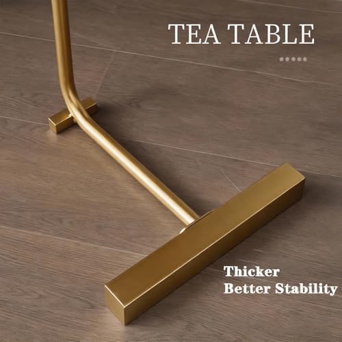 Small Side End Table New C Table Narrow Round Bed Sofa Couch Coffee Dinner Table for Snack Drink TV Tray, Slim Gold Rustic End Table Modern Simplicity, Metal and Wood - 24 Inch (Wood) - color: Wood Color