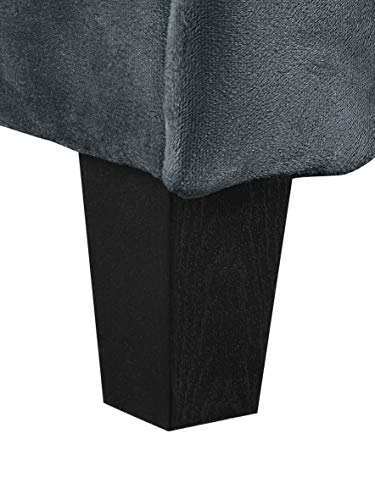 Studio Living Harrington 80.3" Sofa, Transitional Modern, Pocket Coil Comfort, Easy Assembly, Microfiber Fabric, Dark Grey - color: Dark Grey, size: Sofa
