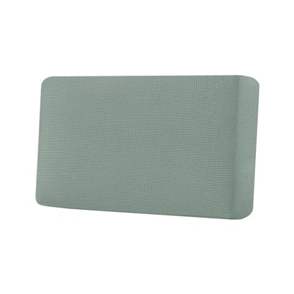 H.VERSAILTEX Super Stretch Individual Seat Cushion Covers Sofa Covers Couch Cushion Covers Slipcover Sets Thick Jacquard Textured Twill Fabric (1 Piece Loveseat Cushion Cover, Sage) - color: Sage, size: 1 Cushion Loveseat