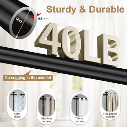 Room Divider Curtain Rod - 4-10ft(H) 28-171inch(W) Adjustable No Drilling Curtain Divider for Room Separation,Heavy Duty Floor to Ceiling Curtain Stand,Wall Divider for Space Separator Partition,Black
