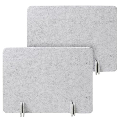 Desk Privacy Panel Set, Desk Partition Cubicle Wall Freestanding Noise-Reduction Panels Room Divider, Soundproof Partition with Support Feet for Office or Home Use (Light Grey, 40 * 60 cm) - color: Light Grey