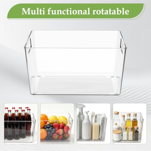 Waterproof Under Sink Mat 34"x22" with 4 Pcs Clear Plastic Storage Bins, Kitchen Bathroom Under Sink Organizer Set, Cabinet Shelf Liner Protection Mat for Pantry Apartment Home Organization Essentials