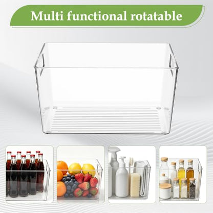 Waterproof Under Sink Mat 34"x22" with 4 Pcs Clear Plastic Storage Bins, Kitchen Bathroom Under Sink Organizer Set, Cabinet Shelf Liner Protection Mat for Pantry Apartment Home Organization Essentials