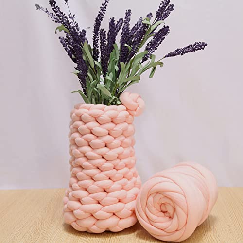 Arm Knitting Yarn, for DIY Blanket,Craft and Other Project, not Finished Goods,Shell Pink 2.2LB - color: Shell Pink, size: 2.2lb