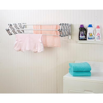 Laundry 360 Aluminum 36" Collapsible Wall Drying Rack