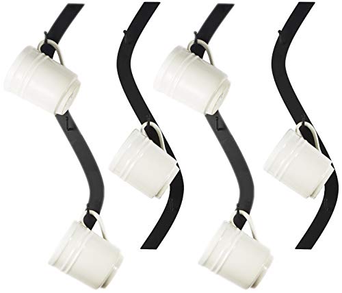 Coffee Mug Wall Rack - Metal Mug Racks for Wall - Unique S Curve Design - Coffee Cup Hanging Holder - Teacup and Mason Jar Hanger Display Holder - style: Minimalist
