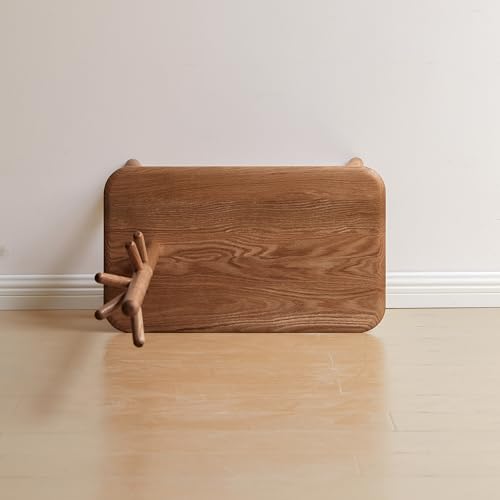 KEIKI Hall Tree with Shoe Bench and Cloth Hanger, Solid Wood Coat Rack, Narrow Mudroom Storage Organizer for Entryway, Bedroom, Walnut - color: Brown