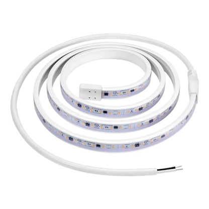 Maxxima 60 in. Hardwired LED Under Cabinet Strip Light, 2300 Lumens, 3000K | Warm White, Kitchen and Living Room 120V White Cove Lighting, No Power Supply Needed - size: 60 Inch