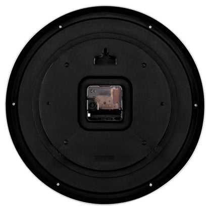 Foxtop 2 Pack Black Wall Clock, 12 Inch Silent Non Ticking Quartz Battery Operated Round Analog Wall Clock for Classroom School Office Living Room Bedroom Home - color: Black, size: 12 Inch - 2 Clocks