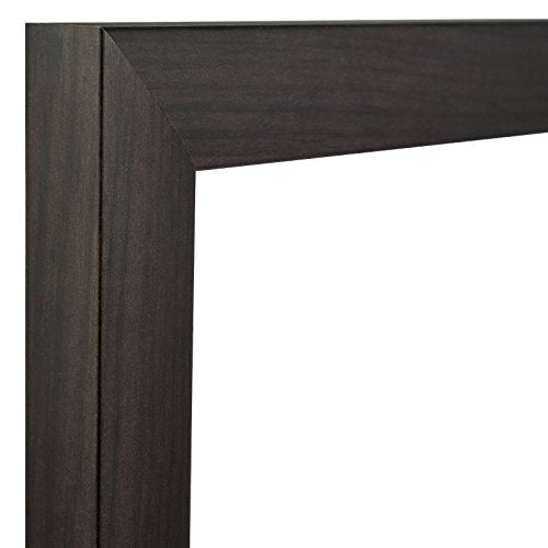 Craig Frames 23247778 Picture Frame 7-Piece Wall Set, Brown Frames, White Display Mats - color: 621FSET01S07X Brown Frame Set