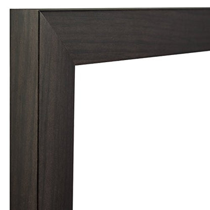 Craig Frames 23247778 Picture Frame 7-Piece Wall Set, Brown Frames, White Display Mats - color: 621FSET01S07X Brown Frame Set