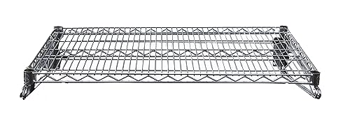 Heavy Duty Chrome Wire Storage Wall Shelf (14" x 14") - size: 14" x 14"