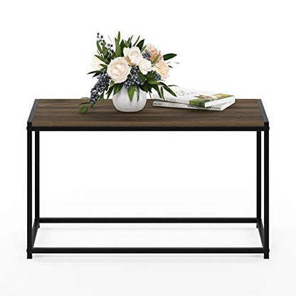 FURINNO Camnus Modern Living Coffee Table, Columbia Walnut - color: Columbia Walnut, size: Rectangular, 30"W