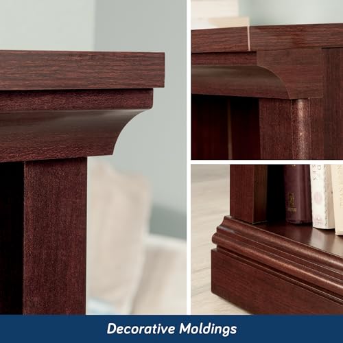 Sauder Miscellaneous Storage 3-Shelf Bookcase/ Book shelf, Select Cherry finish - color: Select Cherry Finish