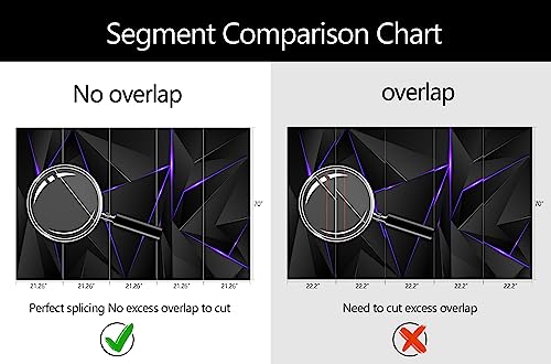 3D Black and Purple Geometric Wallpaper Mural for Game Room | 106"x70" Not Peel and Stick - color: Art Wall-18, size: 106" x 70"