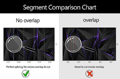3D Black and Purple Geometric Wallpaper Mural for Game Room | 106"x70" Not Peel and Stick - color: Art Wall-18, size: 106" x 70"