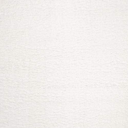 SAFAVIEH August Shag Collection Accent Rug - 2'3" x 4', White, Solid Design, Non-Shedding & Easy Care, 1.2-inch Thick Ideal for High Traffic Areas in Entryway, Living Room, Bedroom (AUG900A) - color: White, size: 2'3" x 4' (Rectangular)