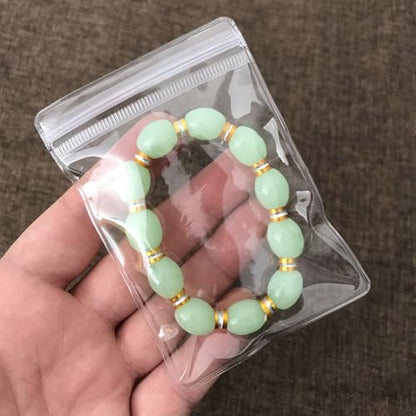 50Pcs Anti Tarnish Jewelry Bags Clear Pvc Jewelry Storage Pouches with Zipper Plastic Packing for Earrings (Pvc Jewelry Bags Large 3.55x5.12 in) - color: 50Pcs Pvc Jewelry Bags Large 3.55x5.12 in