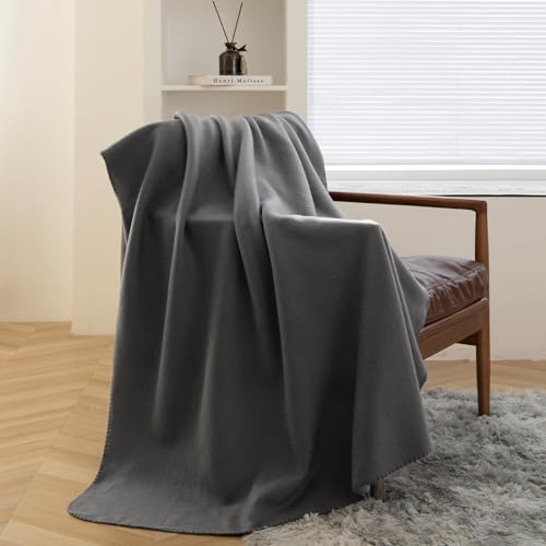CAI TENG Fleece Throw Blanket Pack of 6 Blankets Bulk for Couch Bed 50x60 Kids Blanket Polar Fleece Fabric Soft Cozy Travel Blankets Lightweight Small Throws Wedding Gifts Yard Dark Grey - color: Dark Grey