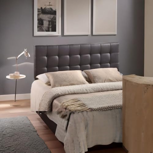 Ergode Lily Full Upholstered Faux Leather Tufted Headboard - Elegant & Durable
