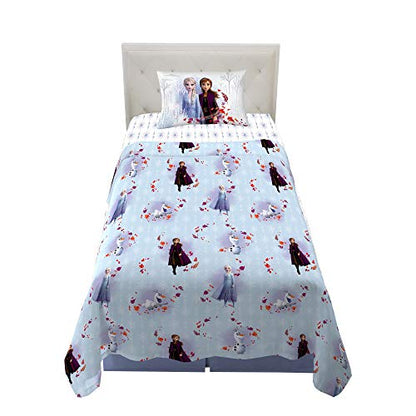 Franco Kids Bedding Super Soft Sheet Set, Twin, Disney Frozen 2 - color: Disney Frozen 2, size: Twin
