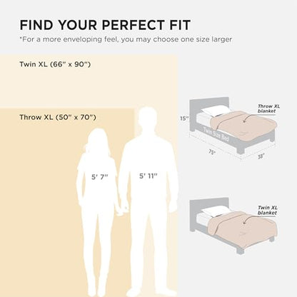 Bedsure Cooling Cotton Waffle Twin XL Blanket - Lightweight Breathable Blanket of Rayon Derived from Bamboo for Hot Sleepers, Natural, 66x90 Inches - color: 01 - Natural, size: Twin XL (66" X 90")