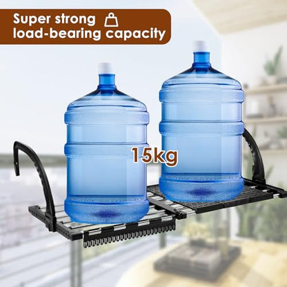 Portable Clothes Drying Rack for Balcony,Foldable Railings Windowsill, Retractable Radiator Clothes Airer,28"x13" Folding Towel Rack Indoor Outdoor Travel Laundry Rack with Clips (B-28"x13") - size: B-29"x13"