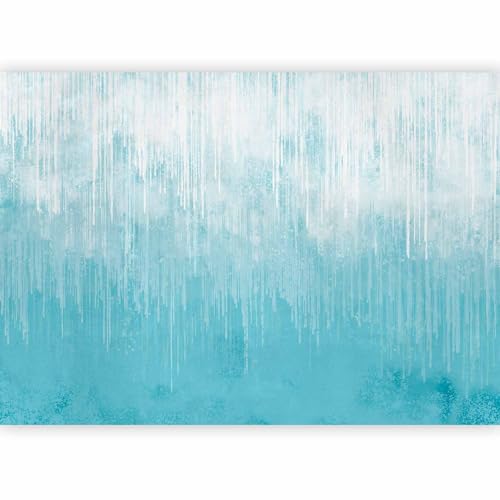 Wall Mural Abstract 77x55 in - Peel and Stick Self-Adhesive Wallpaper Removable Large Sticker Foil Wall Decor Print Picture Image Design Ocean Watercolor Blue Like Painted f-A-10019-a-a - color: #28, size: 77"Wx55"H Self-Adhesive