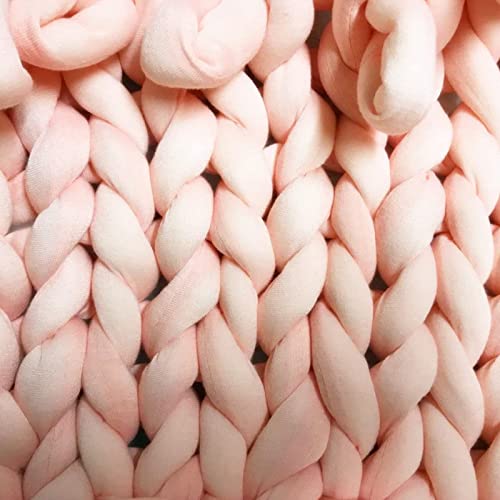 Arm Knitting Yarn, for DIY Blanket,Craft and Other Project, not Finished Goods,Shell Pink 2.2LB - color: Shell Pink, size: 2.2lb