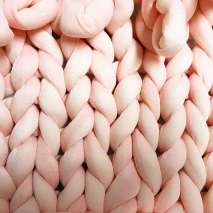 Arm Knitting Yarn, for DIY Blanket,Craft and Other Project, not Finished Goods,Shell Pink 2.2LB - color: Shell Pink, size: 2.2lb