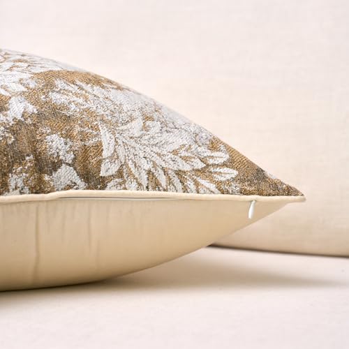 Aeckself Decorative Chenille Floral Throw Pillow Cover Vintage Couch Pillow Cover 12 x 20 Inch Neutral Farmhouse Cushion Cover Home Decor for Sofa Bed Living Room, Yellow - color: Yellow, size: 20" x 12" (Pack of 1)
