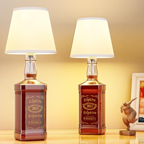 Cordless LED Bottle Lamp 5000mAh Battery Portable Wireless Table Lamp Wine Bottle Lamp for Indoor Outdoor Dining Bedroom with Remote (White, 2 Pack) - color: White, size: 2 Pack