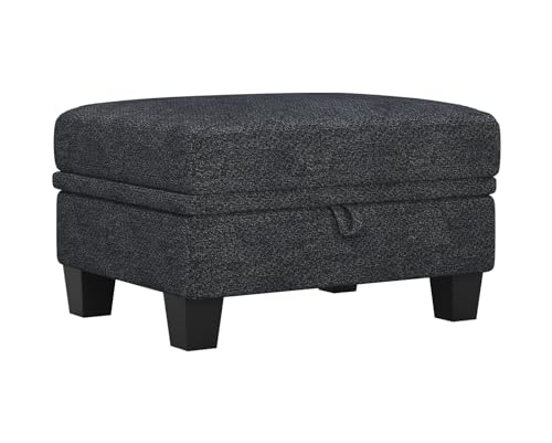 Belffin 28.7" Storage Ottoman Bench for Footrest Entryway Bench. Dark Grey - color: Dark Grey, size: 23.4"D x 28.7"W x 18.9"H