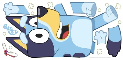 RoomMates Bluey Peel and Stick Giant Wall Decals, RMK5458GM - style: Bluey