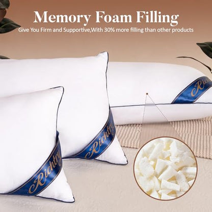 14 x 36 Inch Throw Pillow Insert, with Memory Foam Filling, White | Decorative Lumbar Throw Pillow for Living Room, Sofa and Couch, 14 x 36 Inch - size: 14x36 Inch（Pack of 1）