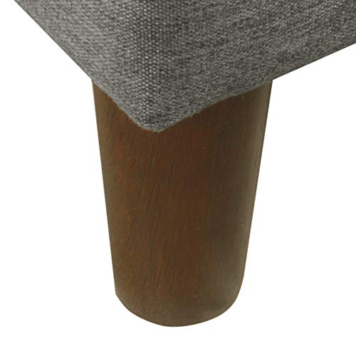 HomePop 24" Storage Ottoman - Gray - color: Gary