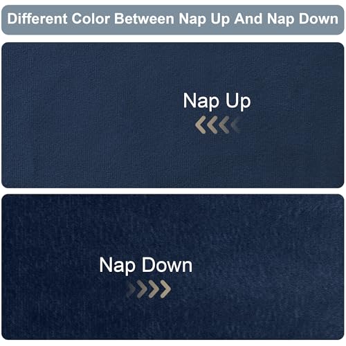 Navy Blue Velvet Curtains 72 Inch Long 2 Panels Moody Vira Thermal Insulated Room Darkening Window Shades Soundproof Dark Out Curtain for Living Room Dining Office Kids Children Boys Bedroom 72 Length - color: Navy Blue, size: 52"W x 72"L (Pack of 2)
