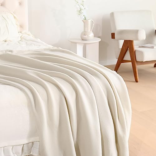CAI TENG Fleece Throw Blankets 6 Pack Bulk Lightweight Warm Soft 50 x 60 in Kids Blanket Picnic Cozy Fleece Fabric Microfiber Small Blanket for Bed Sofa Office Travel Beige - color: Beige