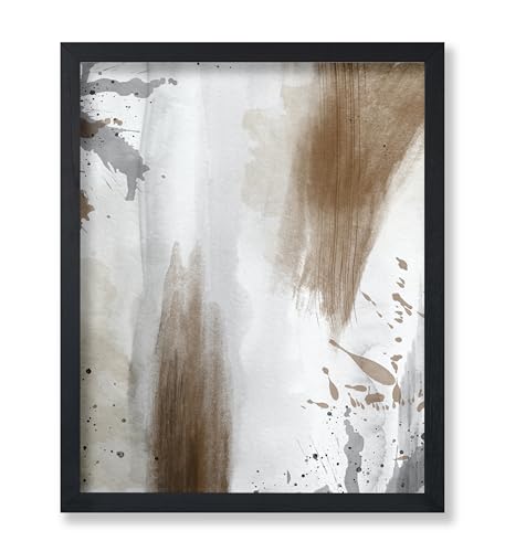 Poster Master Watercolor Painting Poster - Brown Brush Stroke Print - Abstract & Mid Century Modern Art - Aesthetic & Chic Boho Art - Living Room Decor - 8x10 UNFRAMED Wall Art - color: Style-06, size: 8"L x 10"W
