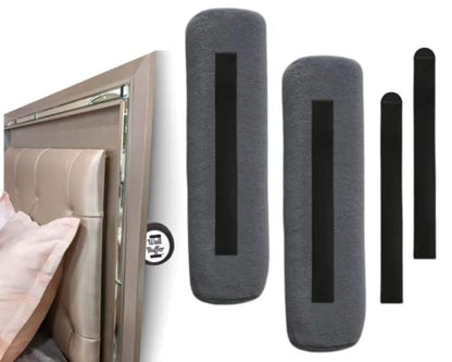 Headboard Wall Protector – Headboard Stoppers for Wall & Headboard Bumpers for Wall – Patented Bed Stabilizer Against Wall – No Screws or Holes Soft Foam for Bed Frame